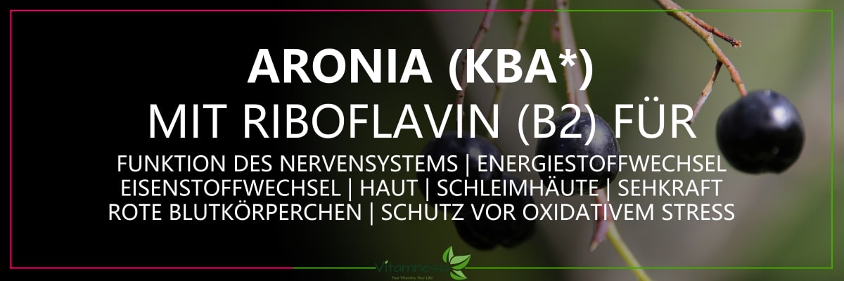 Vitamin B2 kaufen – Aroniabeeren als natürliche Quelle